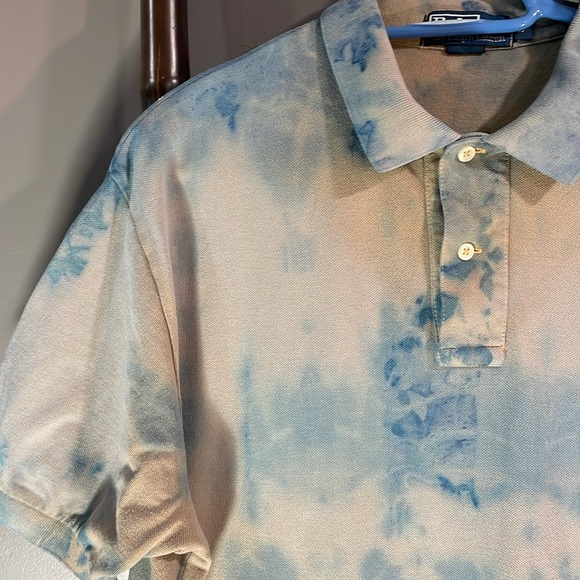 Ralph Lauren men Large 100% cotton artisan dyed.  One of a kind! Polo - Picture 4 of 17